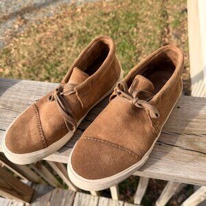 TOMS Tan Suede Chukka Sneakers